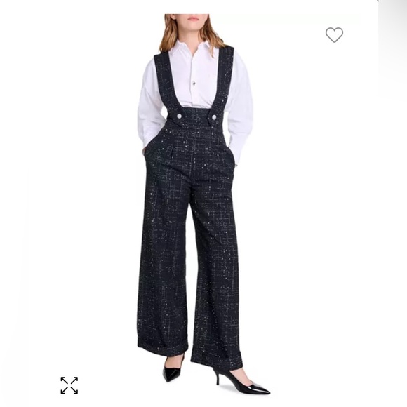 Maje Pants - NWT Maje
Pitella Tweed Jumpsuit size 40 black women’s